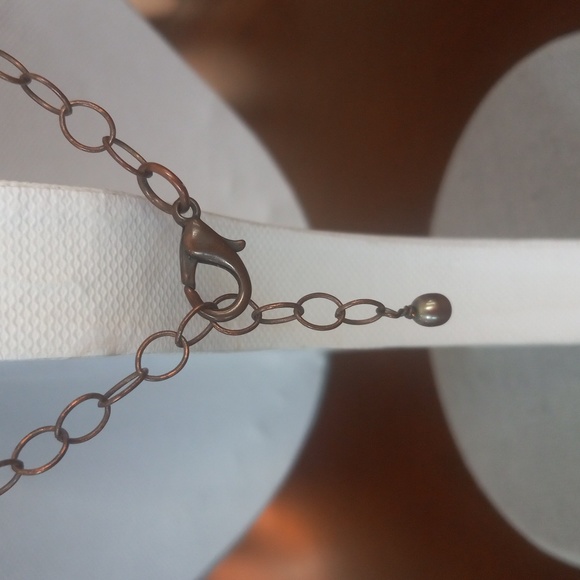 Celtic Cross Necklace & Earrings Set, Antique Bronze, 19-20" - Picture 4 of 5